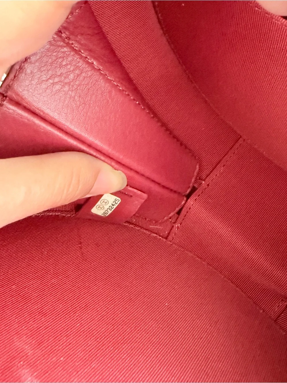 Chanel Red Patent Leather Round Crossbody Bag